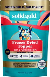 Solid Gold Real Beef & Pumpkin Freeze-Dried Raw Meal Dog Food Topper, 1.5-oz bag