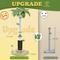 Show in main carousel: KZLAA 45-in Sherpa Cat Scratching Post & Scratcher with Interactive Ball Toys & Self Groomer Brush, Green slide 6 of 6