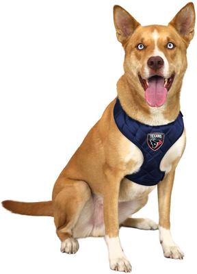 Show full view: Littlearth NFL Velvet Dog Harness, Houston Texans, Large slide 3 of 9