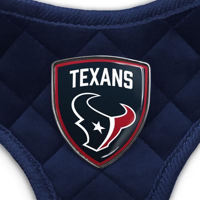 Show full view: Littlearth NFL Velvet Dog Harness, Houston Texans, Large slide 5 of 9