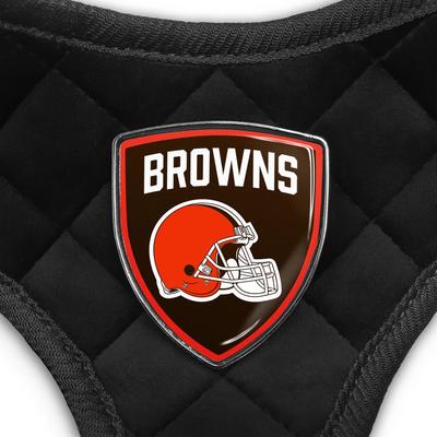 Show full view: Littlearth NFL Velvet Dog Harness, Cleveland Browns, X-Small slide 4 of 8