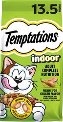 Temptations Fishin’ for Chicken Flavor Indoor Dry Cat Food, 13.5-lb bag
