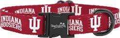 ShopInstaPets Indiana Hoosiers Adjustable Dog Collar, Red, Large: 22-in neck, 1-in wide