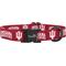 Show in main carousel: ShopInstaPets Indiana Hoosiers Adjustable Dog Collar, Red, X-Small: 12-in neck, 1/2-in wide slide 1 of 4