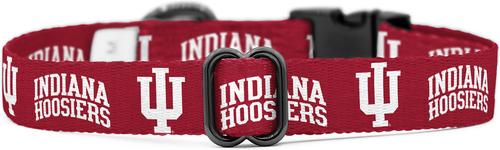 Show full view: ShopInstaPets Indiana Hoosiers Adjustable Dog Collar, Red, X-Small: 12-in neck, 1/2-in wide slide 4 of 4
