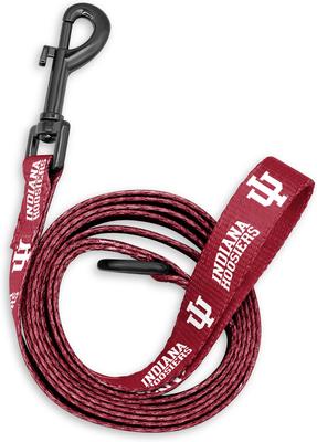 Show full view: ShopInstaPets Indiana Hoosiers Dog Leash, Red, 6-ft long, 1-in wide slide 2 of 3