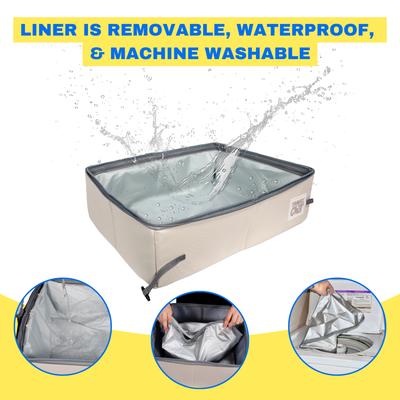 Show full view: Travel Cat The Porta-Pawty+ Covered Cat Travel Litter Box slide 7 of 10