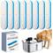 Show in main carousel: Vacqueen Hand Washable Replacement Filters & Sponges for Automatic Dog & Cat Water Fountain, Blue, 6.1 x 1.57-in, 8 count slide 1 of 7