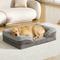 Show in main carousel: LFC PETS Waterproof Orthopedic Bolster Dog & Cat Sofa Bed with Removable Cover, Grey, X-Large slide 1 of 10