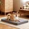 Show in main carousel: LFC PETS Orthopedic Memory Foam Dog & Cat Bed with Removable Cover, Grey, Large slide 1 of 10