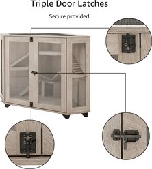 Unipaws Corner Small Pet Cage, Weathered Grey, Large slide 2 of 8