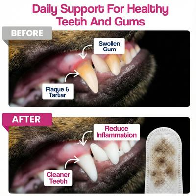 Show full view: Dr. Paws Dog Dental Finger Wipes, 50 count slide 9 of 9