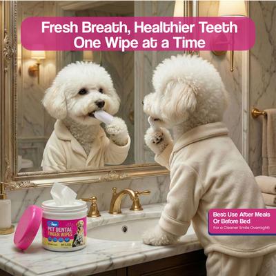 Show full view: Dr. Paws Dog Dental Finger Wipes, 50 count slide 8 of 9