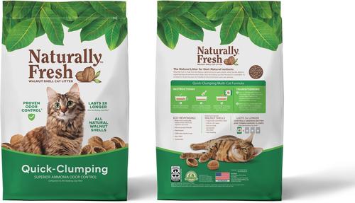 Show full view: Naturally Fresh Unscented Clumping Walnut Cat Litter, 14-lb bag slide 5 of 10