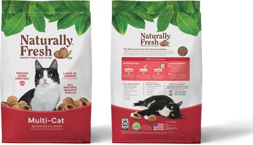 Show full view: Naturally Fresh Multi-Cat Unscented Clumping Walnut Cat Litter, 40-lb bag slide 5 of 13