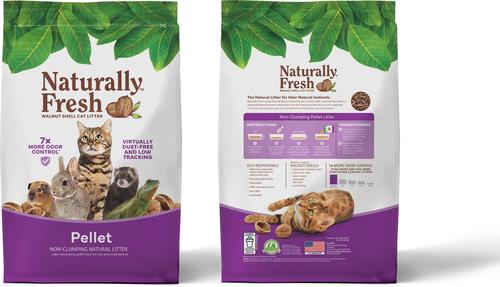Show full view: Naturally Fresh Pellet Unscented Non-Clumping Walnut Cat Litter, 10-lb bag slide 5 of 12