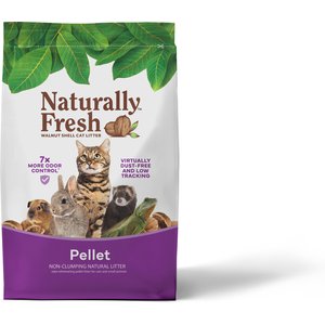 Naturally Fresh Pellet Unscented Non-Clumping Walnut Cat Litter, 26-lb bag