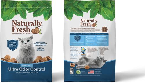 Show full view: Naturally Fresh Multi-Cat Fresh Unscented Clumping Walnut Cat Litter, 26-lb bag slide 5 of 12