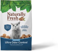 Naturally Fresh Multi-Cat Fresh Unscented Clumping Walnut Cat Litter, 26-lb bag