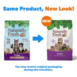 Naturally Fresh Pellet Unscented Non-Clumping Walnut Cat Litter, 26-lb bag slide 2 of 8