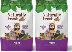 Naturally Fresh Pellet Unscented Non-Clumping Walnut Cat Litter, 20-lb bundle