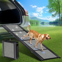 XIEEAOZEE Car Dog Ramp, 71 x 20-in