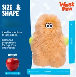 West Paw Olaf Rowdies Durable Squeaky Plush Dog Toy, Melon slide 2 of 9