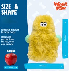 West Paw Olaf Rowdies Durable Squeaky Plush Dog Toy, Citrus slide 2 of 9