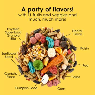 Show full view: Kaytee Fiesta Gourmet Variety Diet Gerbil & Hamster Food, 15-lb bag slide 7 of 11