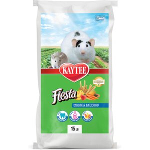 Kaytee Fiesta Gourmet Variety Diet Mouse & Rat Food, 15-lb bag