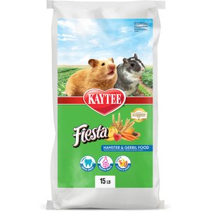 Kaytee Fiesta Gourmet Variety Diet Gerbil & Hamster Food, 15-lb bag
