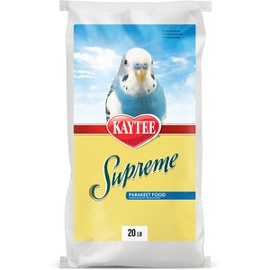 Kaytee Supreme Pet Birds Parakeet Food, 20-lb bag
