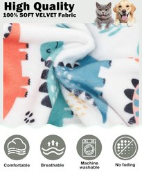 CuteBone Dino Small Dog Pajamas, Grey/Pink, Large slide 2 of 9