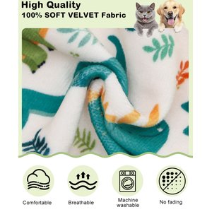 CuteBone Dino Small Dog Pajamas, Green/White, Medium