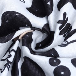 CuteBone Cow Big Dog Pajamas, Black & White, X-Large slide 2 of 8