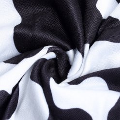 CuteBone Cow Print Big Dog Pajamas, Black & White, Large slide 2 of 9