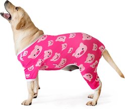 CuteBone Pig Big Dog Pajamas, Pink, Medium slide 2 of 9