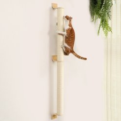 FUKUMARU Wall Mounted 60-in Cat Wall Scratcher Post