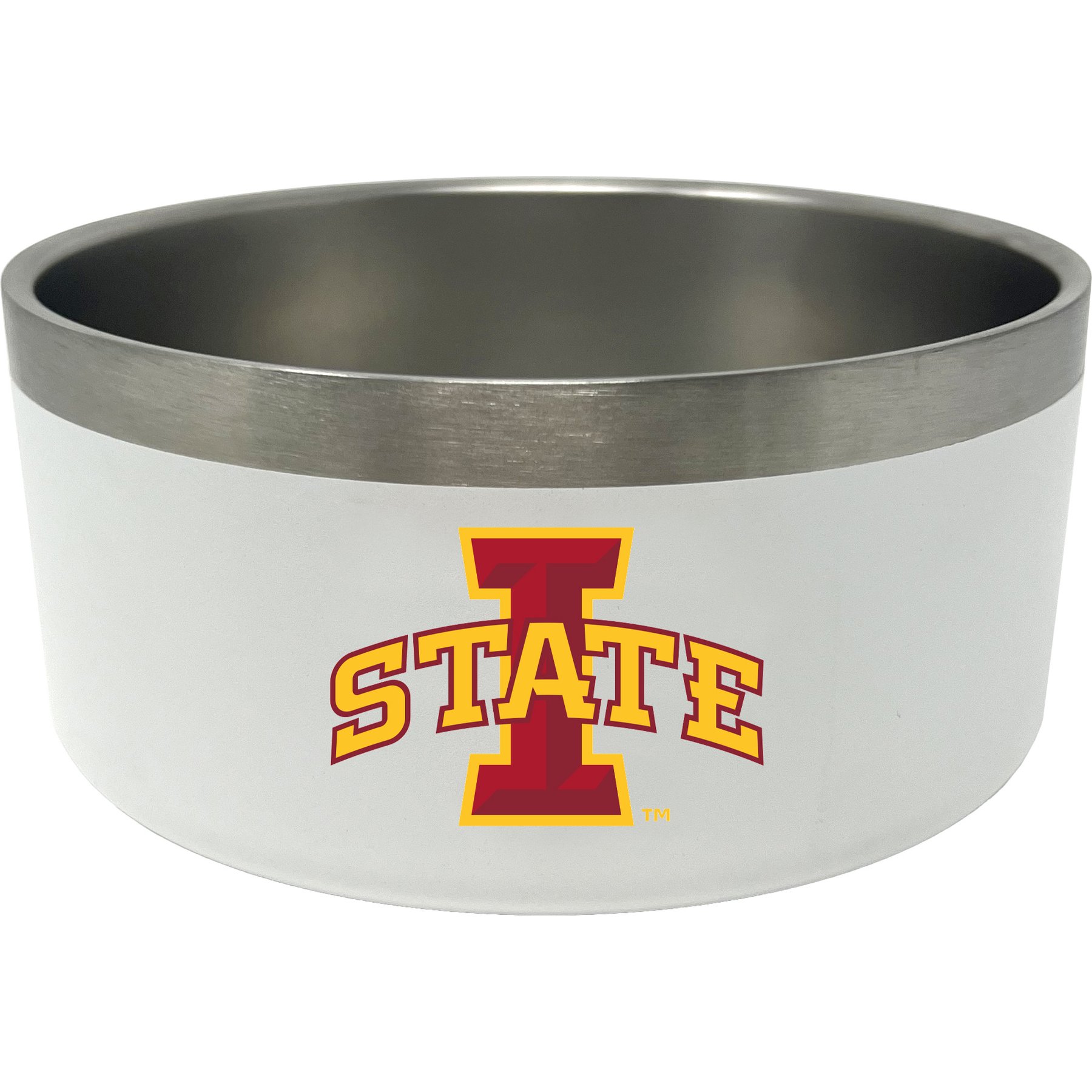 ShopInstaPets NCAA Stainless Steel Dog Bowl, 32-oz, Iowa State Cyclones