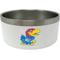 Show in main carousel: ShopInstaPets NCAA Stainless Steel Dog Bowl, 32-oz, Kansas Jayhawks slide 1 of 3