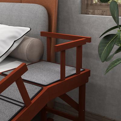 Show full view: PawHut Wooden Dog Stairs Ramp with Removable Guardrails & Non-Slip Surface, Brown, 59.8 × 15.7 × 27.8-in slide 9 of 9