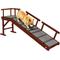 Show in main carousel: PawHut Wooden Dog Stairs Ramp with Removable Guardrails & Non-Slip Surface, Brown, 59.8 × 15.7 × 27.8-in slide 1 of 9
