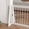 Show in main carousel: PawHut Indoor Freestanding Wooden Dog Gate Extension with 28 to 75-in Retractable Length, Support Feet & Non-Slip Mats, 74.8 × 15.2 × 22-in, White slide 8 of 9