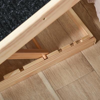 Show full view: PawHut Elevated Foldable Wooden Dog & Cat Ramp with Height Adjustable, Non-Slip Finish & Pine, Black, 35.5 x 15.75 x 24-in slide 9 of 9