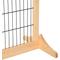Show in main carousel: PawHut Indoor Slide-Adjust Freestanding Retractable Wooden Dog Gate Extension, Natural Wood, 70.9 x 14.25 x 27.25 slide 8 of 9