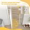 Show in main carousel: PawHut Metal Dog & Cat Gate with Door, 1.4-in Narrow Gap & 2.8 - 5.5-in Extension, White, 40.9 × 1.4 × 66.9-in slide 9 of 9