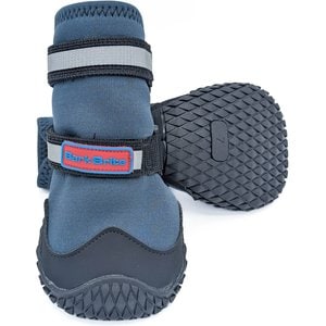 Bark Brite New All Terrain All Weather Neoprene Dog Shoe, Stone Blue, Large