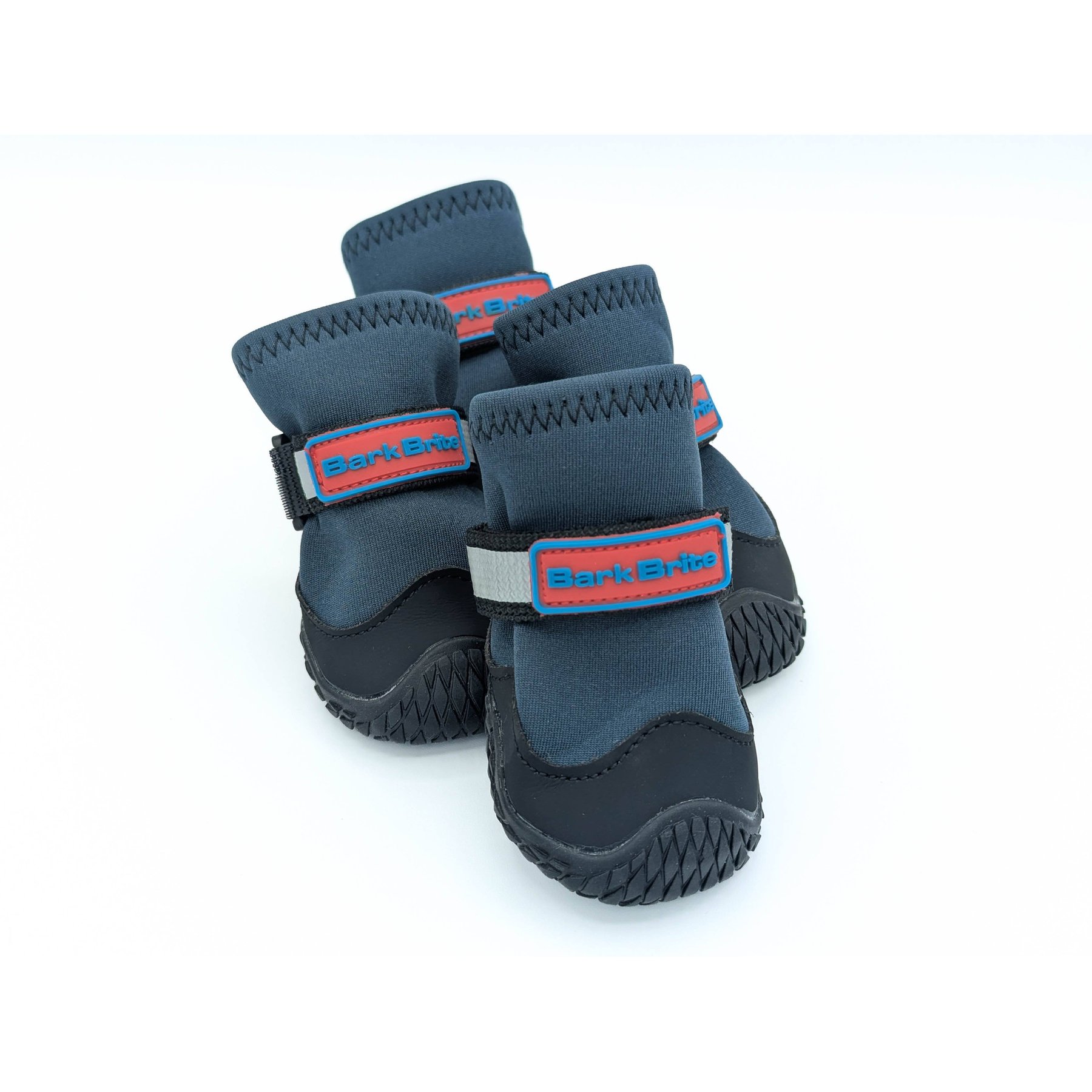 Bark Brite New All Terrain All Weather Neoprene Dog Shoe, Stone Blue, X-Small
