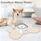 Show in main carousel: UPSKY Non-Slip, Waterproof Silicone Bone-Shaped Dog & Cat Placemat, Large: 22 x 16-in, Beige slide 4 of 9