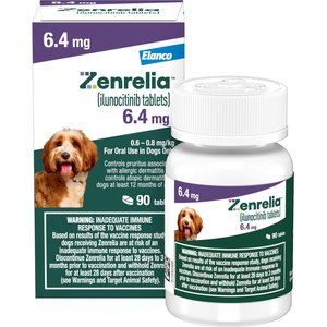 Zenrelia (ilunocitinib tablets) for Dogs, 6.4-mg, 90 tablets